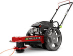 Walk Behind String Mower With 160cc Viper 4-Cycle Engine, 22 ?Cutting Diameter, 14 ?Never-Go-Flat Wheels, Easy Assembly, Adjustable Handlebar, Model # 40314