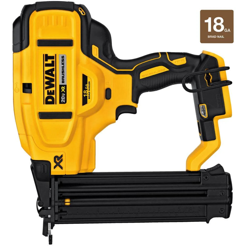 20V MAX XR Lithium-Ion CordlessGauge Brad Nailer (Tool Only)