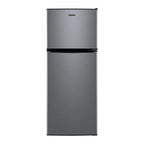 4.6. Cu ft Two Door Mini Refrigerator with Freezer, Stainless Steel
