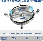 Janz Pressure Washer Surface Cleaner with 4 Wheels