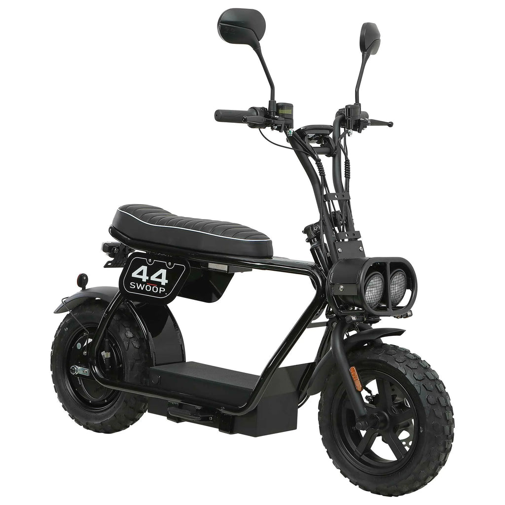 Swoop Elektrische Bromfiets Turbo 2000W Zwart