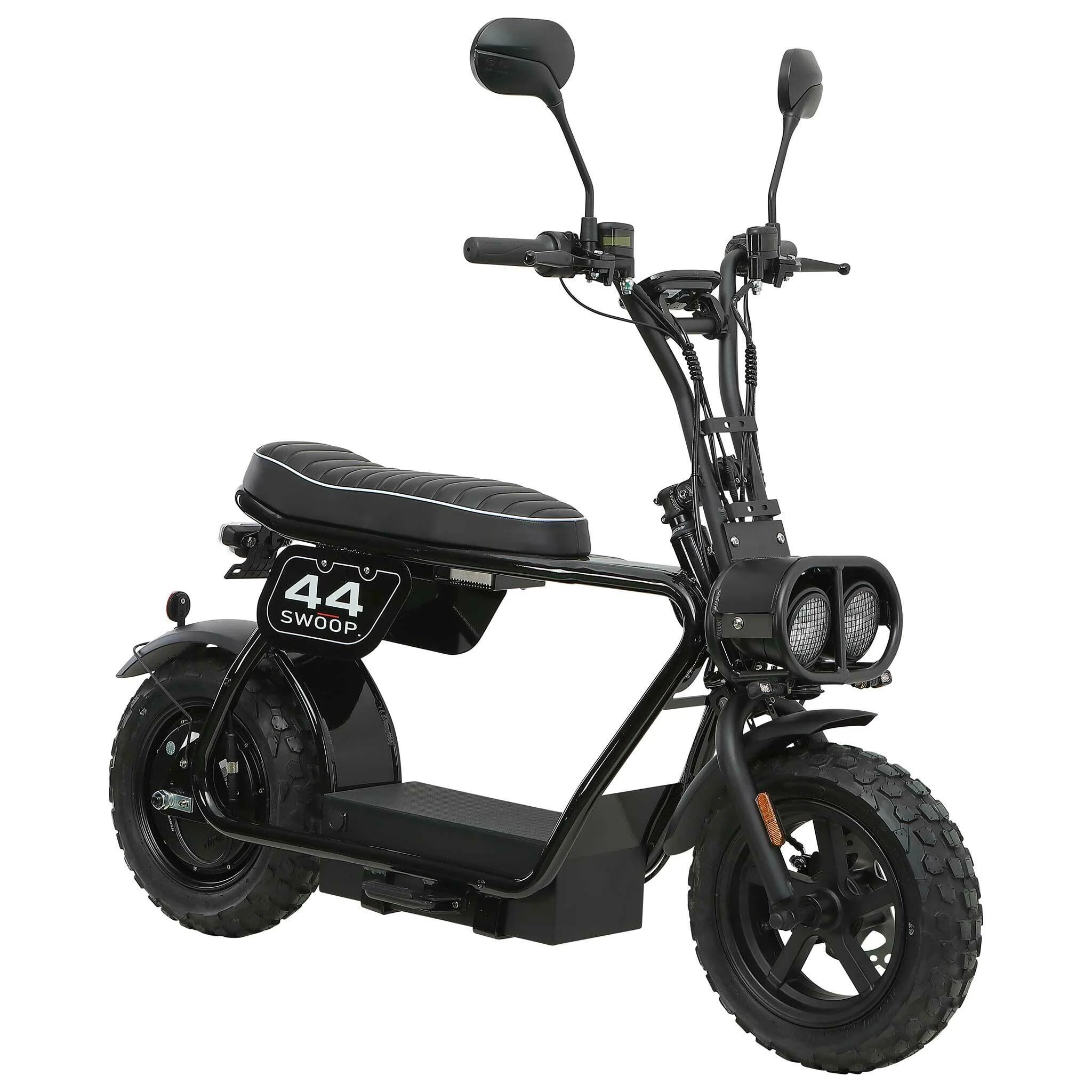 Swoop Elektrische Bromfiets Turbo 2000W Zwart