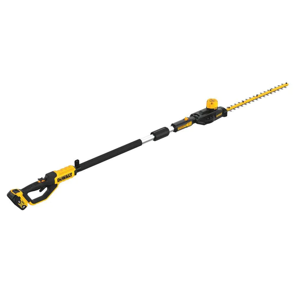 20V MAX Cordless Battery Powered Pole Hedge Trimmer Kit with (1) 4Ah Battery, Charger & Accessories DCPH820M1