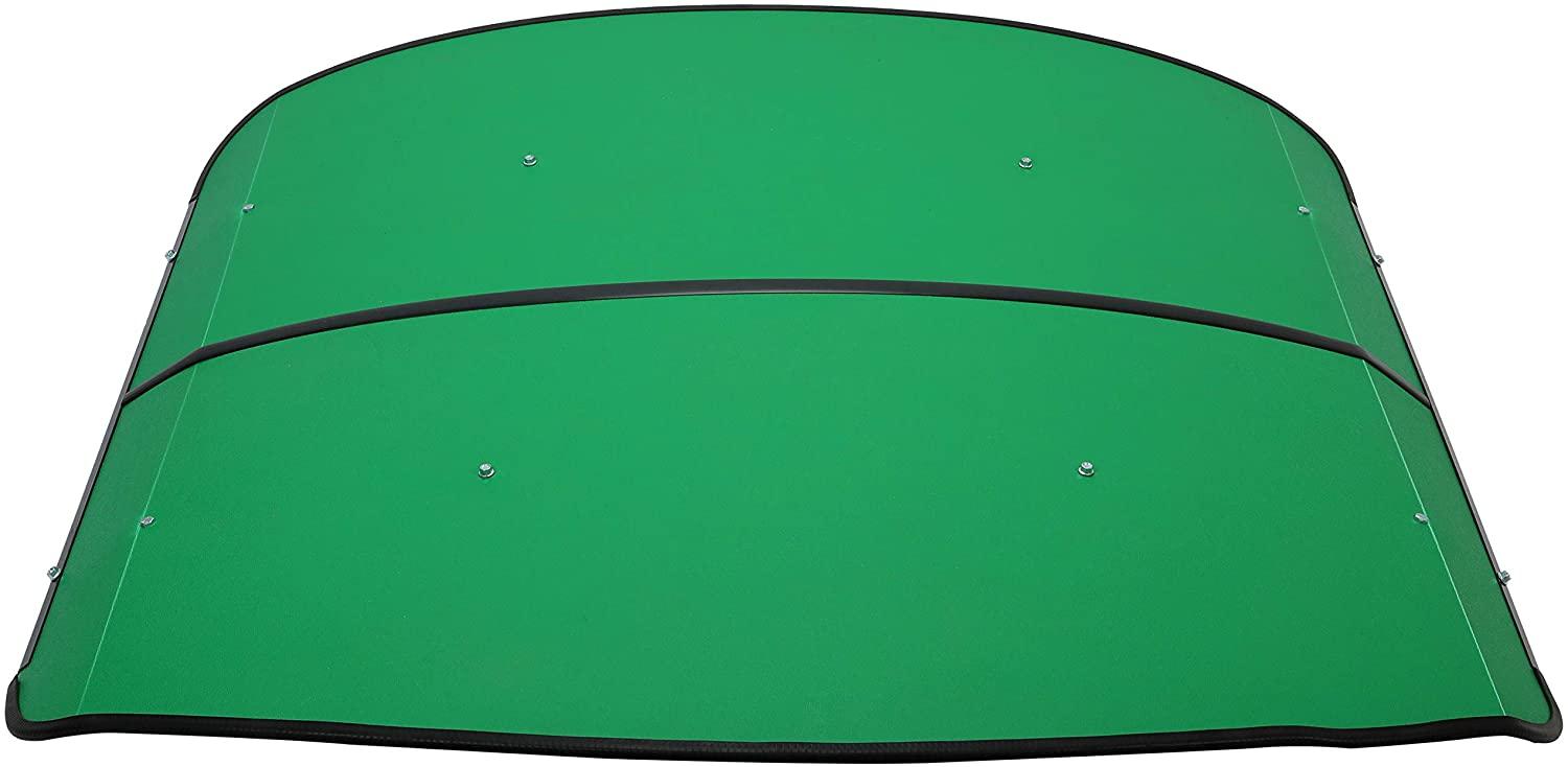 HECASA Green Tractor Canopy for ROPS Tractors, 48′′x52′′, Fits 2′′x2′′ or 2′′x3′′ ROPS, Easy Bolt-On Installation