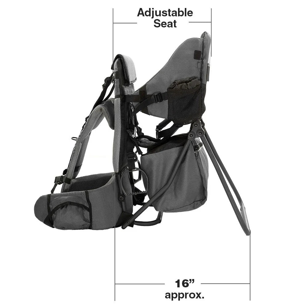 ClevrPlus Cross Country Baby Backpack Carrier with Comfortable Seat