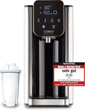 CASO HW 660 Hot Water Dispenser - Hot Water in a few seconds, Saves up to 50% Energy Compared to Kettles, 8 Quantity Dispenses, Suitable for Baby Food, Integrated Descaling Reminder
