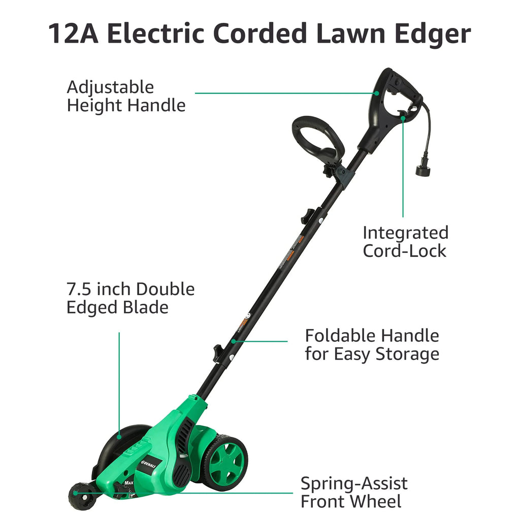 Denali 12 Amp 7.5" Double Edge Bladed Electric Corded Lawn Edger