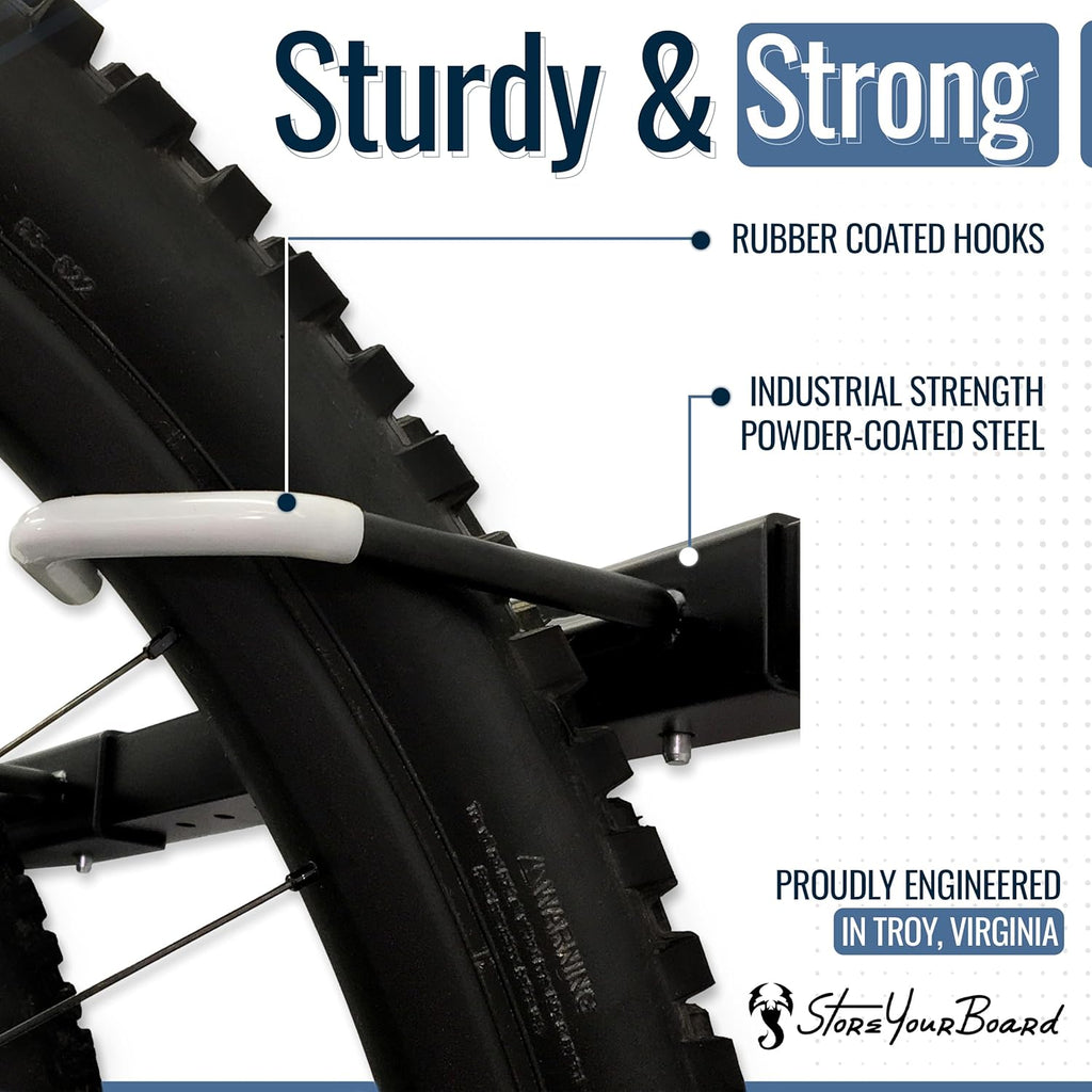 StoreYourBoard Teal Triangle Freestanding 5 Bike Storage Rack