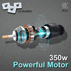 Electric Skateboard with Remote Control for Beginners Cruiser E-Ska with DIY Stickers