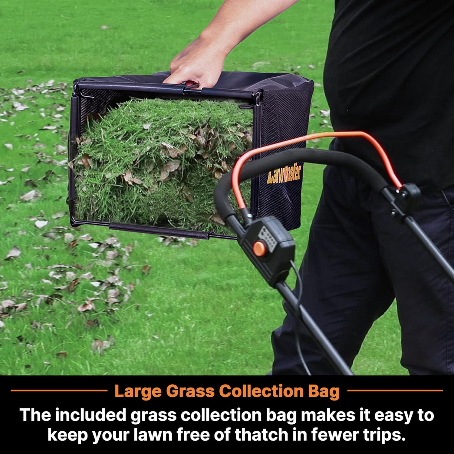 LawnMaster MEB1114K Electric Corded Lawn Mower 15-Inch 11AMP