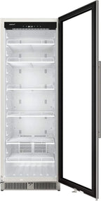 EdgeStar VBM101 22" Wide 10.1 Cu. Ft. Commercial Beverage Merchandiser – Stainless Steel, Temp Alarm, Reversible Door