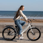 COLORWAY BK8 Women’s 26′′ Electric Bike, 500W Motor, 36V 12Ah Battery, Steel Frame, Disc Brakes