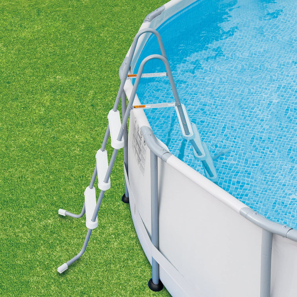 Elite 14 x 42 Premium Frame Above Ground Swimming Pool with Filter Pump System And Deluxe Accessory Set