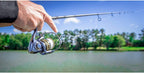 Pflueger President PRESSP20X Spinning Fishing Reel, Size 20, 7 Bearings, Graphite Body, Sealed Drag