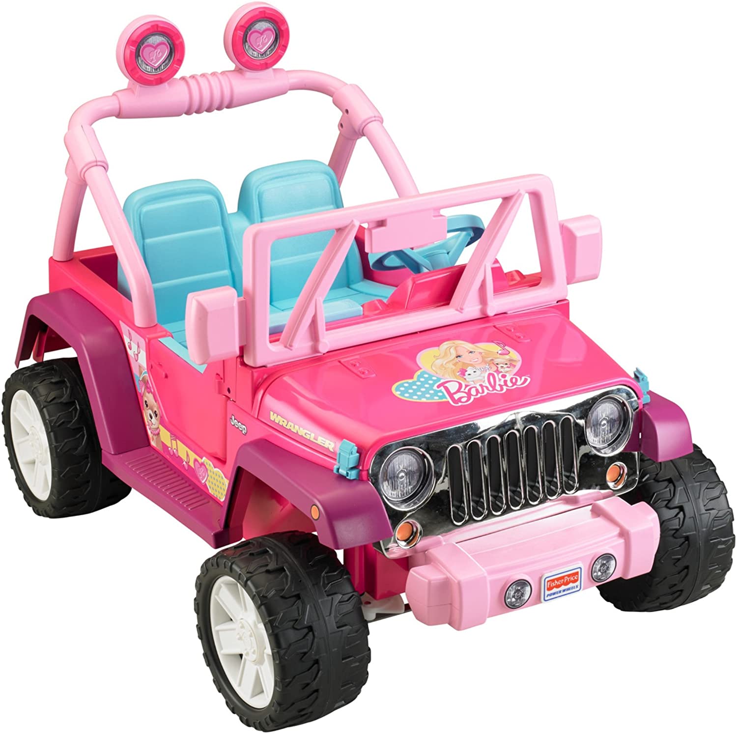 Power Wheels Barbie Jammin Jeep Wrangler