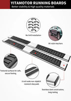 YITAMOTOR 6 Inches Running Boards