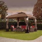 Moorehead 12 Ft. W x 10 Ft. D Steel Patio Gazebo