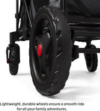 Stroller Wagon, 4 Seater Wagon Stroller for Kids with Low Sides, Baby Stroller Wagon, Quad Stroller