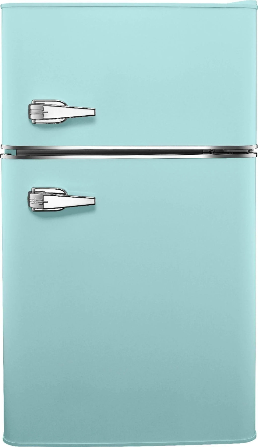 3.1 Cu. ft. Retro Mini Fridge with Top Freezer �� Cool Mint