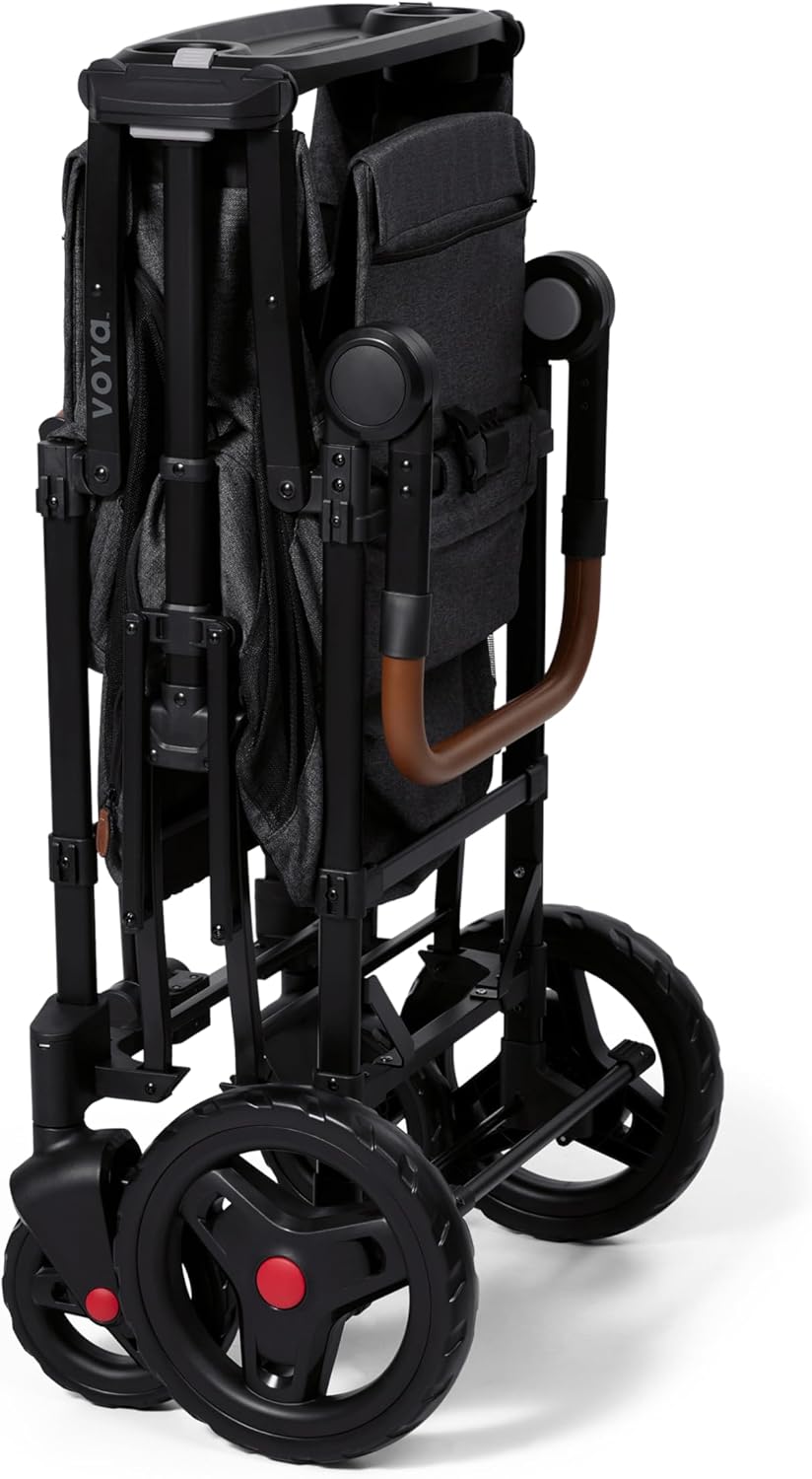 Stroller Wagon, 4 Seater Wagon Stroller for Kids with Low Sides, Baby Stroller Wagon, Quad Stroller