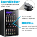 Antarctic Star 26 Bottle 130 Can Wine Cooler/Cabinet Beverage Refrigerator Mini Wine Cellar