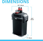 407 Perfomance Canister Filter – for Aquariums Up to 100 Gallons – Aquarium Canister Filter