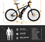 Eb5 Electric Bike 500W Motor 40Miles 20Mph