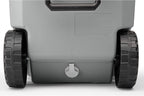 Coleman Classic Series Insulated Portable Wheeled Cooler, Leak-Resistant Outdoor Hard Cooler Keeps Ice up to 5 Days, 100-Quart