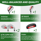 XDriveMax Kids Golf Club Set with Hood