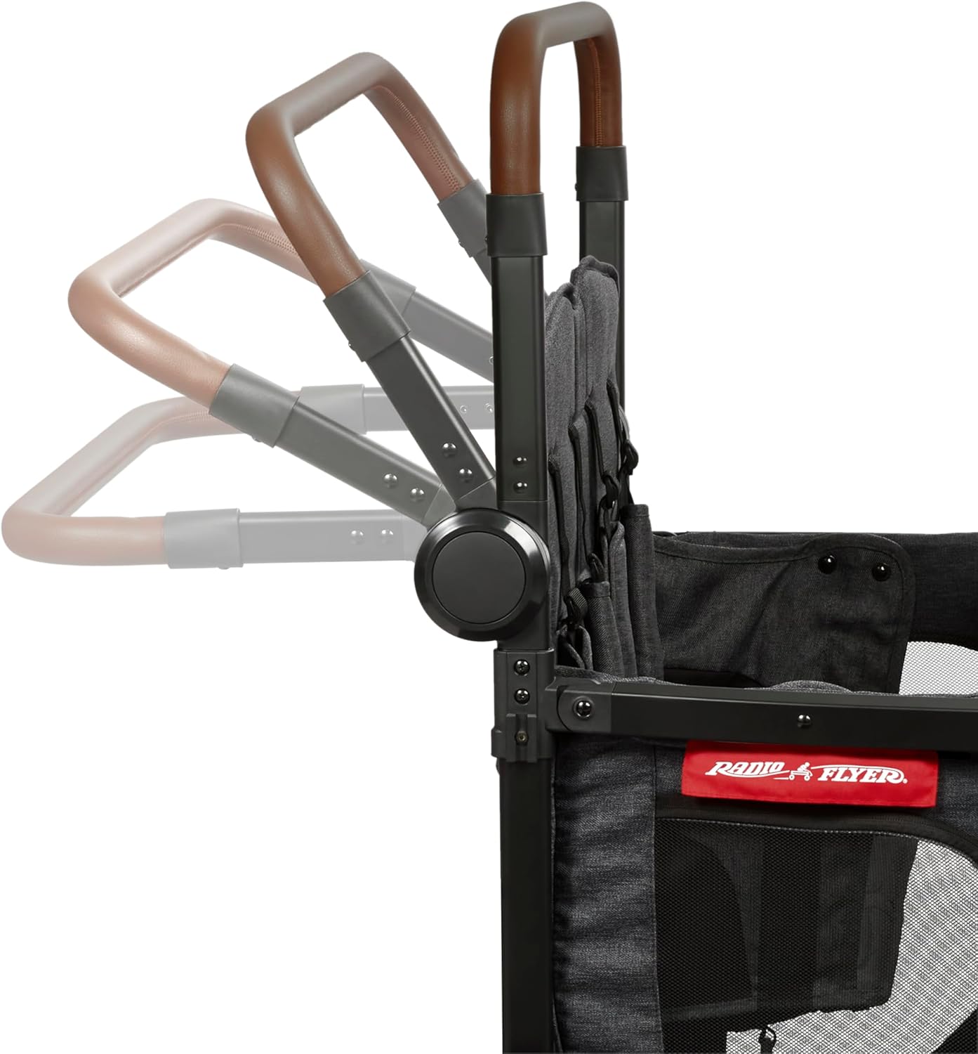 Stroller Wagon, 4 Seater Wagon Stroller for Kids with Low Sides, Baby Stroller Wagon, Quad Stroller