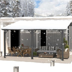AECOJOY 14' x 10' Gazebo for Patio with Roof