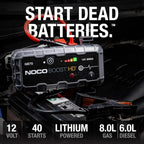 NOCO Boost XL GB50 1500 Amp 12-Volt UltraSafe Lithium Jump Starter Box, Car Battery Booster Pack, Portable Power Bank Charger, and Jumper Cables for up to 7-Liter Gasoline and 4-Liter Diesel Engines