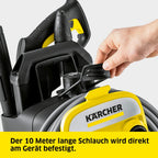 Krcher hogedrukreiniger K 7 Premium Power Home, druk: 180 bar, debiet: 600 l/h, oppervlaktecapaciteit: 60 m/h, vermogen: 3.000 W, slanghaspel, met pistool, vuilvreter, spuitlans
