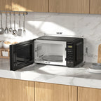 Hamilton Beach 0.9 Cu Ft 900W Stainless Steel Countertop Microwave Oven