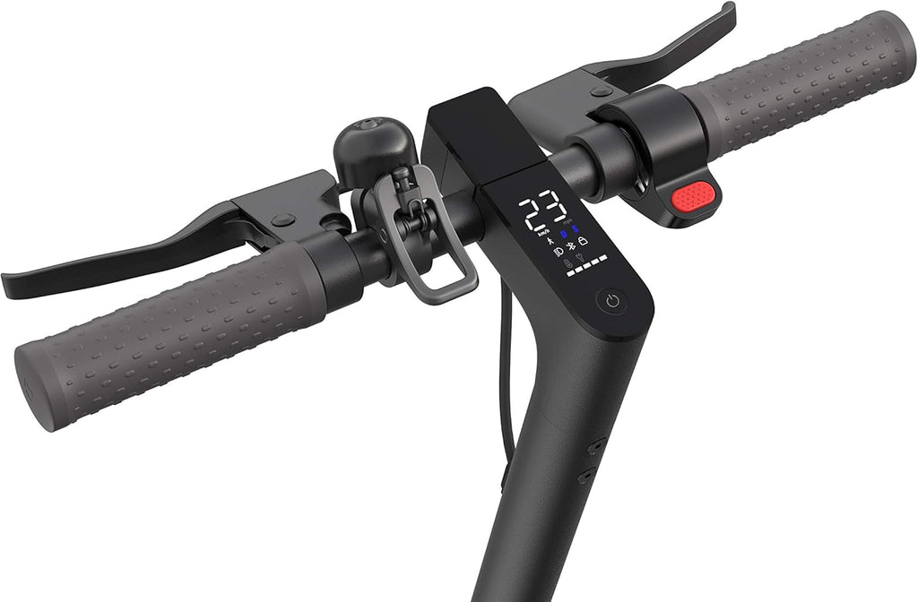 Xiaomi E-Scooter with German Road Legal (Max 20 km/h, Up to 70 km Range & 25 Percent Incline, Pneumatic Tyres, Dual Brakes, Display, Aluminium Body, App)