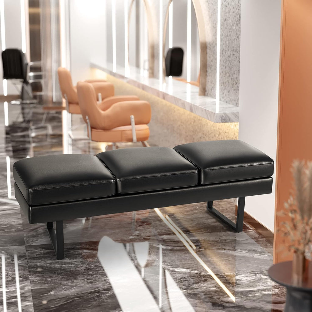 Furmax Waiting Room Chairs Faux Leather Office Guest Chair