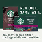 Starbucks Dark Roast French Roast Arabica K-Cup Coffee Pods, 96 Count