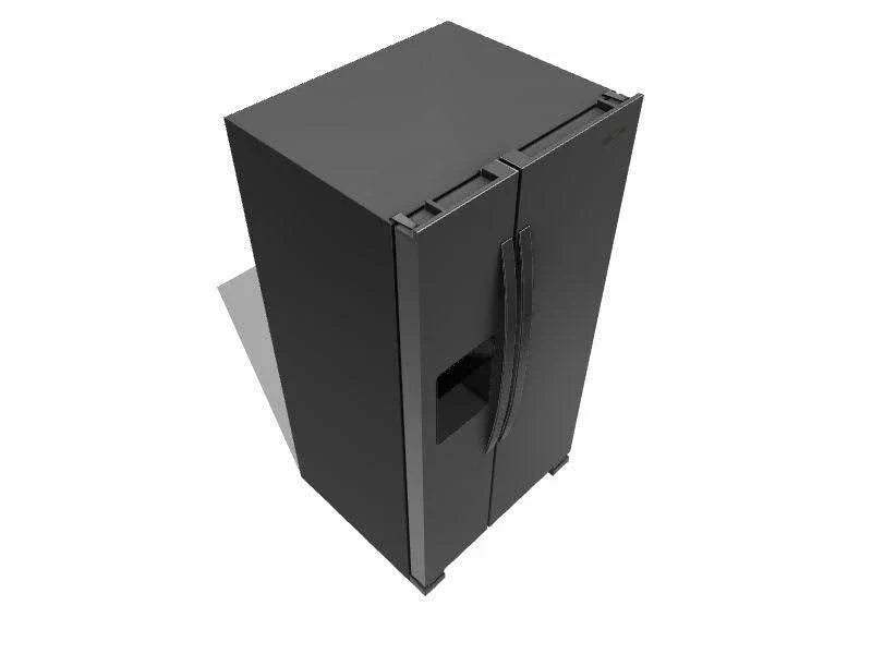 Whirlpool 36-Inch Wide Side-By-Side Refrigerator - 24 Cu. ft. Stainless Steel