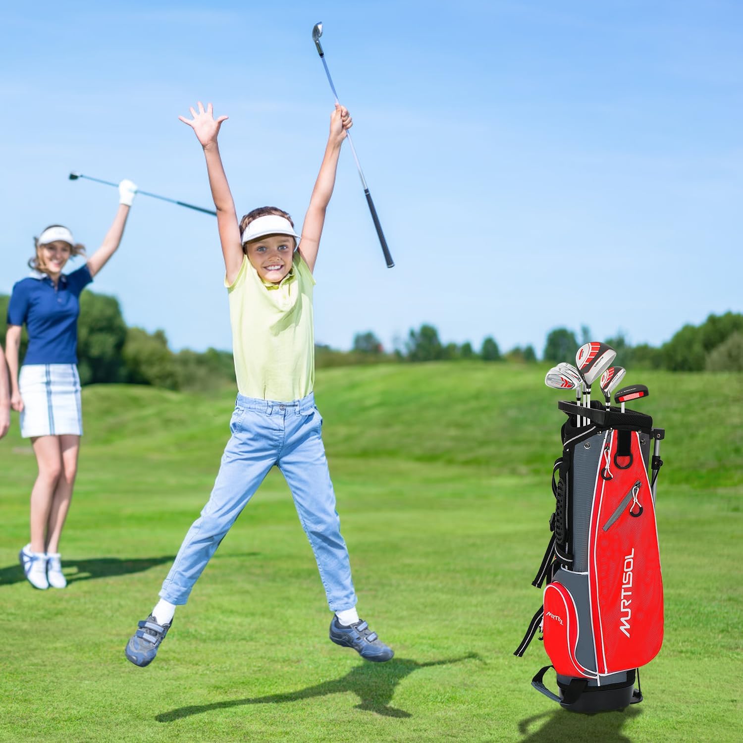 XDriveMax Kids Golf Club Set with Hood