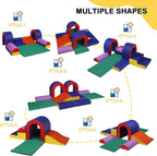 TODEFULL 10 Piece Foam Climbing Blocks, Soft Climbing Toys