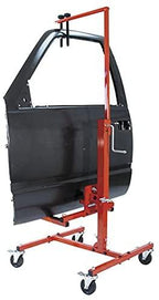 Heavy Duty Car Door Installer & Remover Jack Lift Hoist – Adjustable Automotive Tool with Tilt & Locking Wheels