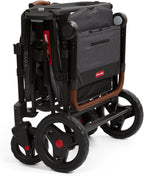 Stroller Wagon, 4 Seater Wagon Stroller for Kids with Low Sides, Baby Stroller Wagon, Quad Stroller