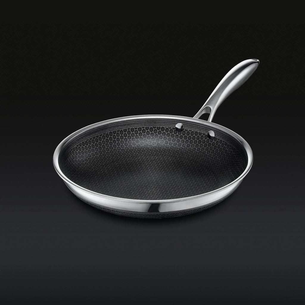 HexClad 6 Piece Hybrid Stainless Steel Cookware Pan Set