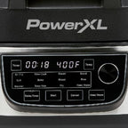 PowerXL Grill Air Fryer Combo Plus 6 QT 12 in 1 Indoor Slow Cooker, Roast, Bake, 1550 Watts, Stainless Steel Finish : Home & Kitchen