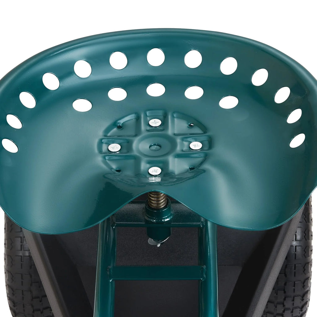VEVOR Garden Cart Rolling Workseat with Wheels