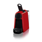 Nespresso Essenza Mini Original Espresso Machine Bundle with Aeroccino Milk Frother by De'Longhi, Red