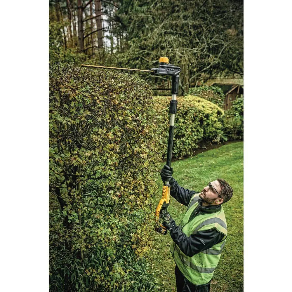 20V MAX Cordless Battery Powered Pole Hedge Trimmer Kit with (1) 4Ah Battery, Charger & Accessories DCPH820M1