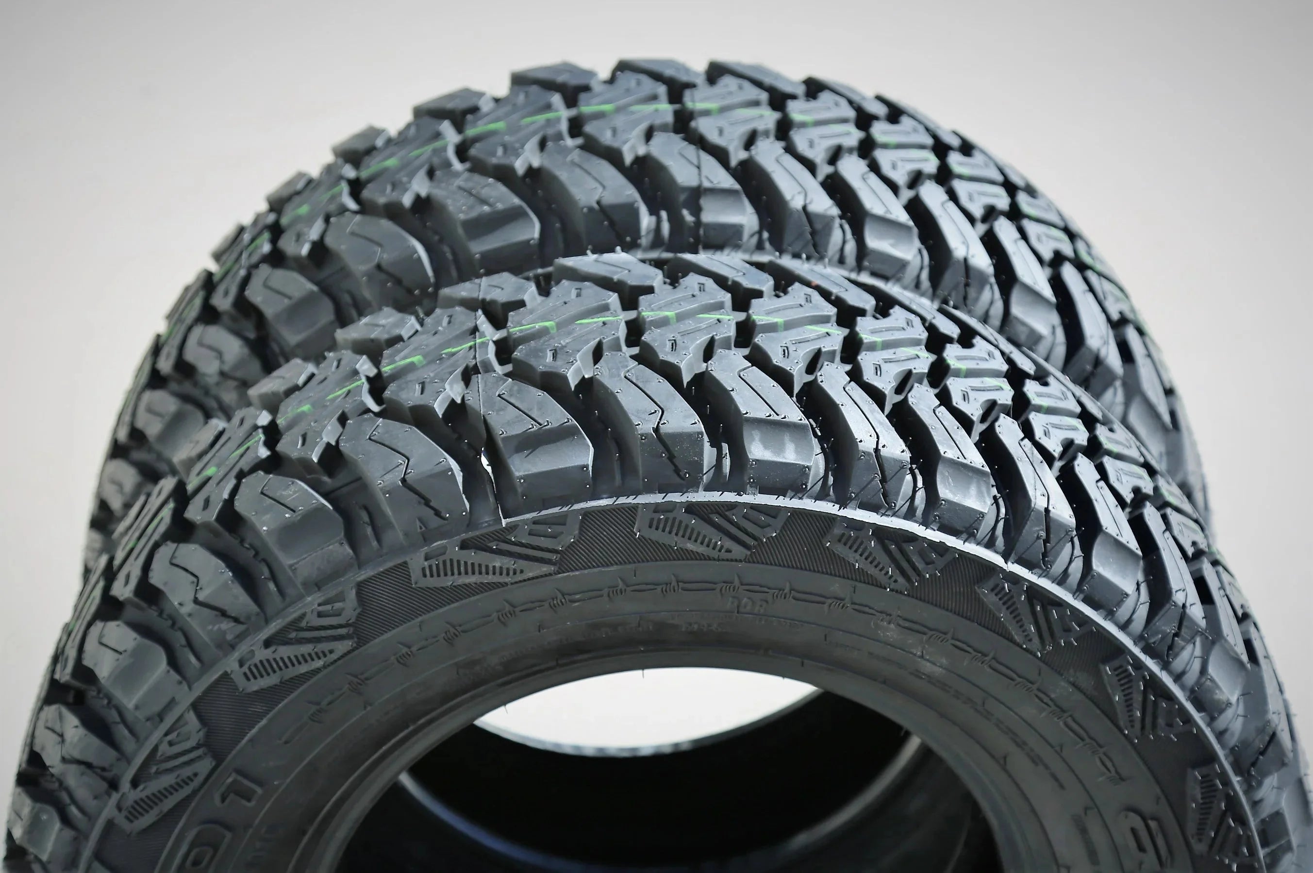 Pair of 2 (TWO) Accelera M/T-01 LT 235/75R15 Load C 6 Ply MT Mud Tires