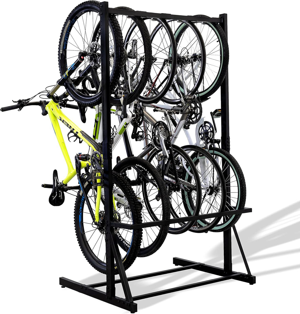 StoreYourBoard Teal Triangle Freestanding 5 Bike Storage Rack