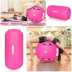 AWSUM Inflatable Air Gymnastics Mat – 10/13/16 ft, 4′′ Thick Tumble Track with Electric Pump for Home/Gym Use